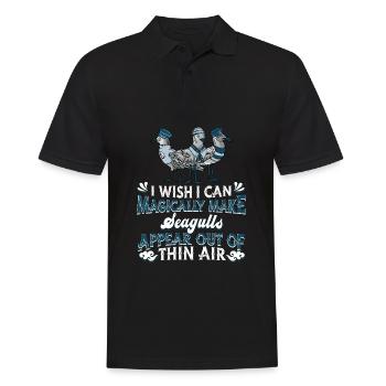 Seagull Seagull - Men's Polo Shirt - black - Front - Kai (181cm)