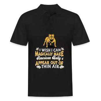 American Bully Dog - Men's Polo Shirt - black - Front - Kai (181cm)