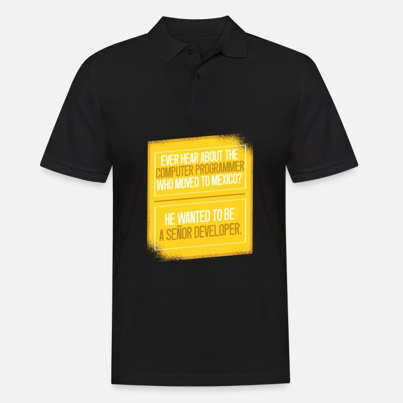 Programmer Coder Software Developer - Men's Polo Shirt - black