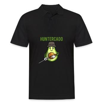 Hunter Hunting Hunting - Men's Polo Shirt - black - Front - Kai (181cm)