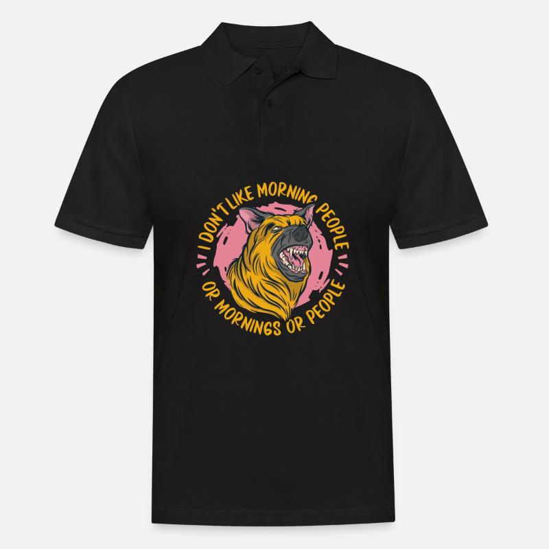 Deutscher Schäferhund German Shepherd - Männer Poloshirt - Schwarz