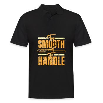 Trombone - Men's Polo Shirt - black - Front - Kai (181cm)
