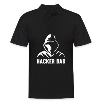 Programmeur Coder Développeur de logiciels - Polo Homme - noir - Devant - Kai (181cm)