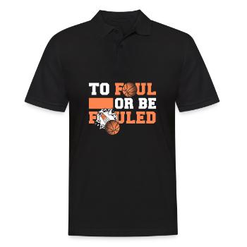 Basketball Basketballer - Männer Poloshirt - Schwarz - Vorne - Kai (181cm)