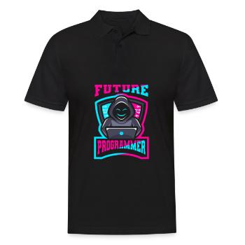 Programmer Coder Software Developer - Men's Polo Shirt - black - Front - Kai (181cm)