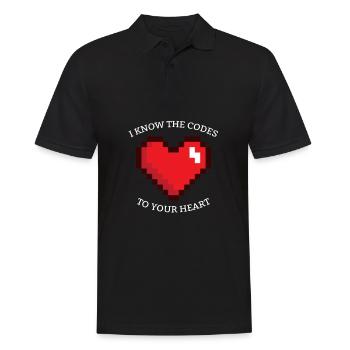 Programmer Coder Software Developer - Men's Polo Shirt - black - Front - Kai (181cm)