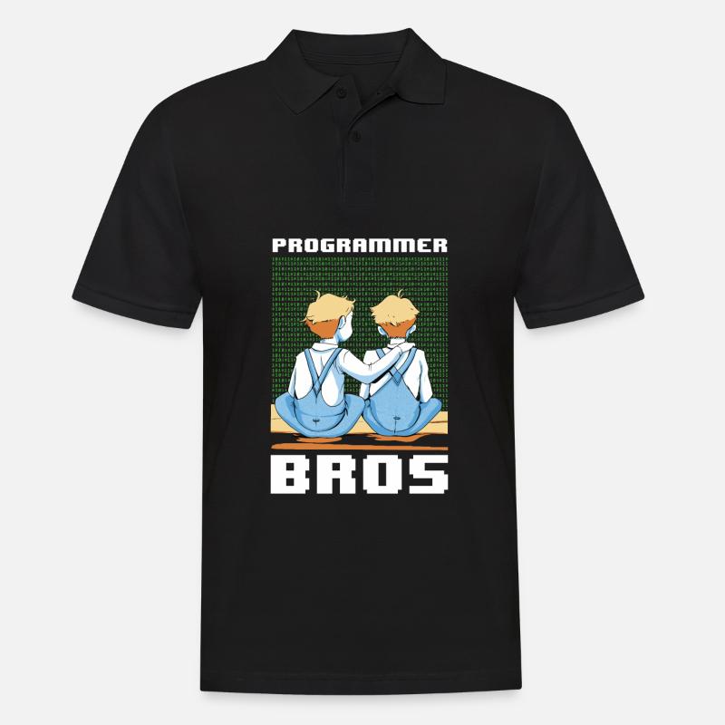 Programmer Coder Software Developer - Men's Polo Shirt - black