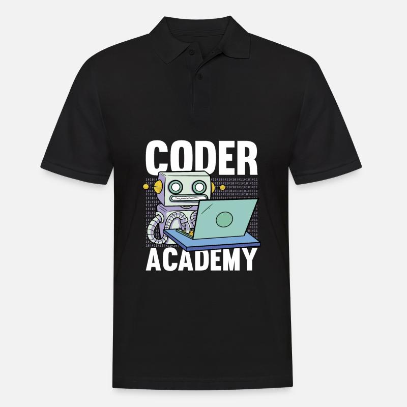 Programmer Coder Software Developer - Men's Polo Shirt - black