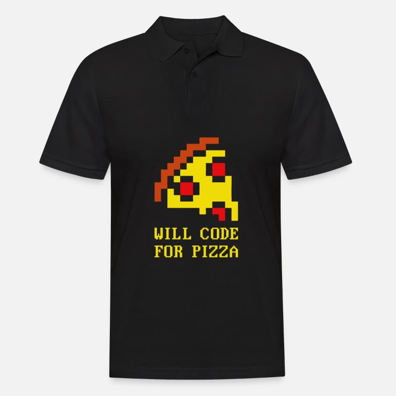 Programmeur Coder Développeur de logiciels - Polo Homme - noir