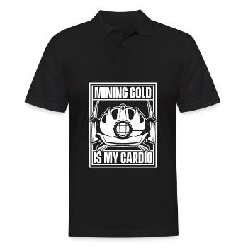 Gold Mining Gold Mine - Men's Polo Shirt - black - Front - Kai (181cm)