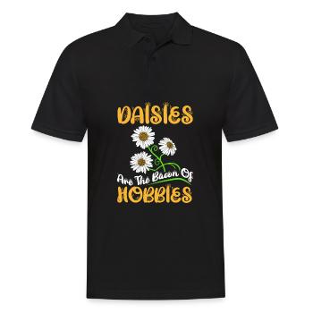 Hobby Gardener Garden Gardener Daisy - Men's Polo Shirt - black - Front - Kai (181cm)