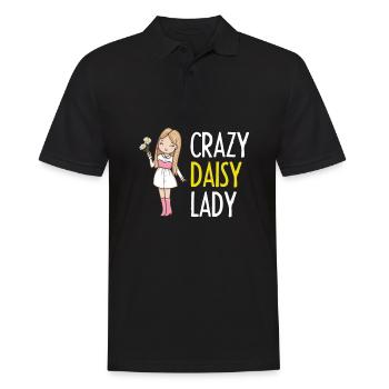 Hobby Gardener Garden Gardener Daisy - Men's Polo Shirt - black - Front - Kai (181cm)