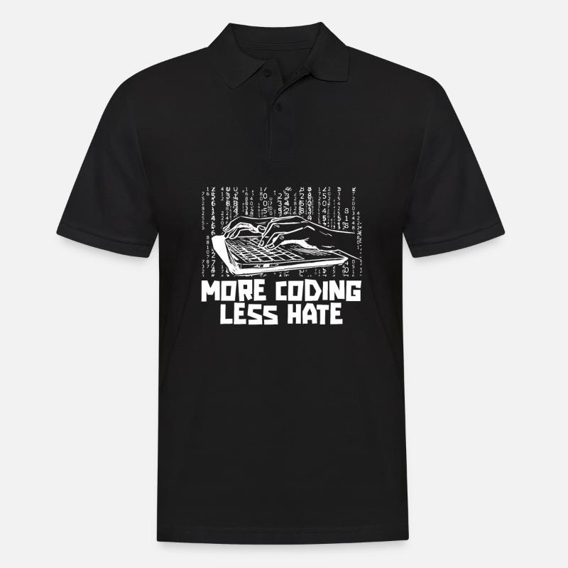 Programmer Coder Software Developer - Men's Polo Shirt - black