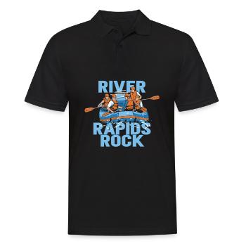 Rafting Canoë Kayak d’eau vive - Polo Homme - noir - Devant - Kai (181cm)