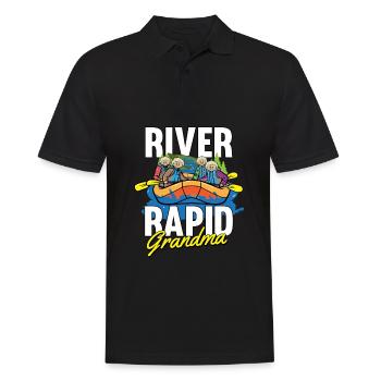 Rafting Canoë Kayak d’eau vive - Polo Homme - noir - Devant - Kai (181cm)