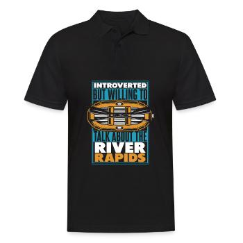 Rafting Canoë Kayak d’eau vive - Polo Homme - noir - Devant - Kai (181cm)