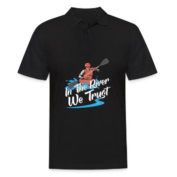 Rafting Canoë Kayak d’eau vive - Polo Homme - noir - Devant - Kai (181cm)