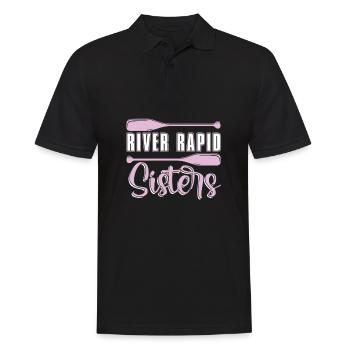 Rafting Canoë Kayak d’eau vive - Polo Homme - noir - Devant - Kai (181cm)