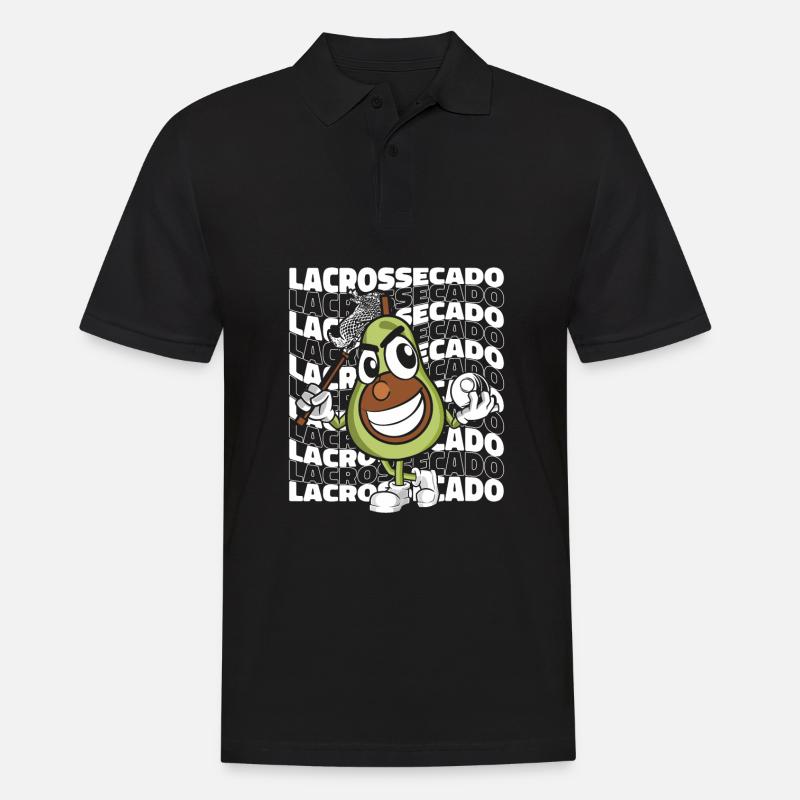 Lacrosse - Männer Poloshirt - Schwarz