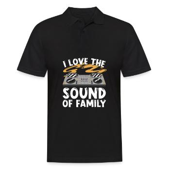 Tontechniker Sound Audio Engineer - Männer Poloshirt - Schwarz - Vorne - Kai (181cm)