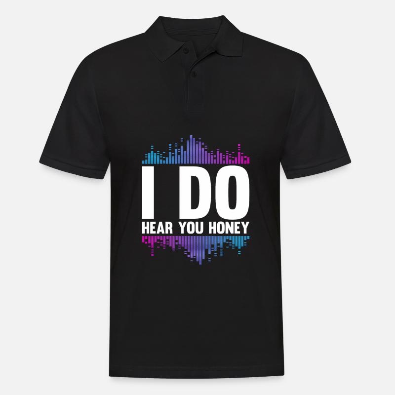 Tontechniker Sound Audio Engineer - Männer Poloshirt - Schwarz