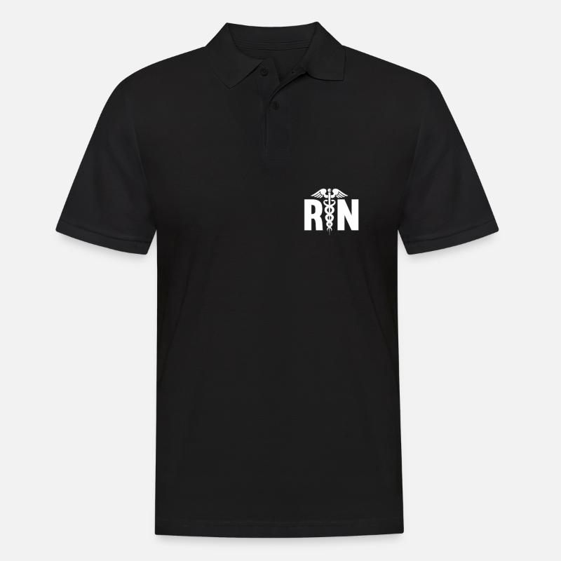 Infirmier - Polo Homme - noir