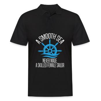 Voilier Voilier Sailor - Polo Homme - noir - Devant - Kai (181cm)