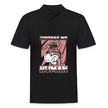 Donkey - Men's Polo Shirt - black - Front - Kai (181cm)