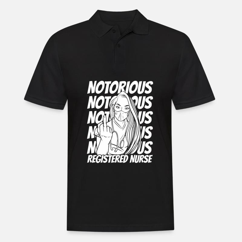 Krankenschwester - Männer Poloshirt - Schwarz