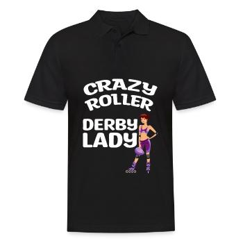 Roller Derby | Entraîneur d’équipe de joueurs sportifs - Polo Homme - noir - Devant - Kai (181cm)