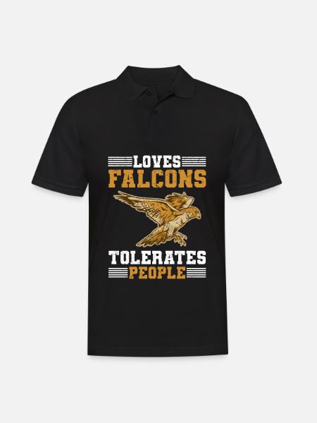 Falconry - Men's Polo Shirt - black