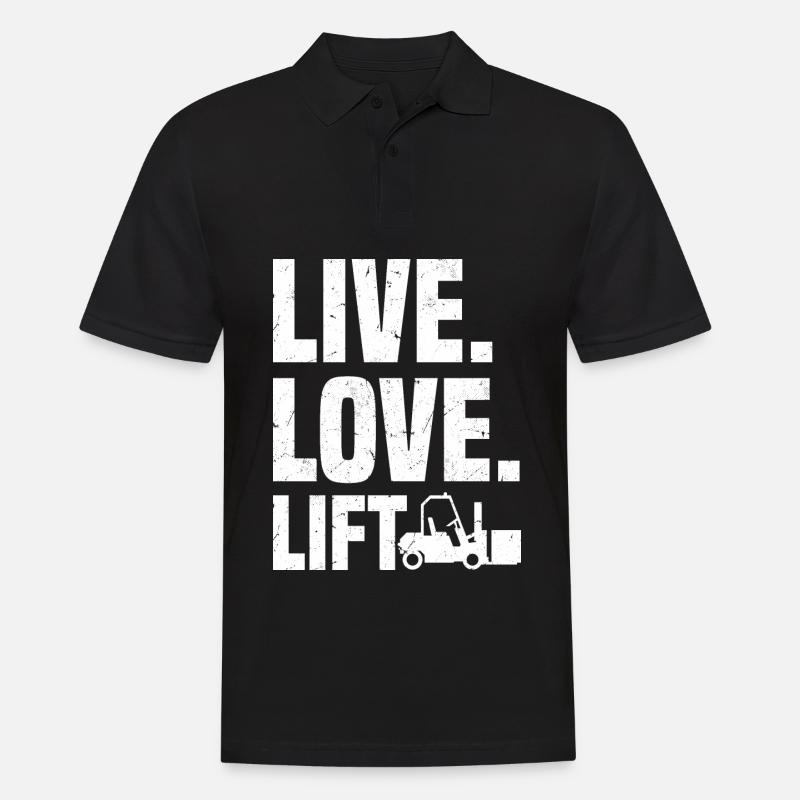 Manutentionnaire - Polo Homme - noir