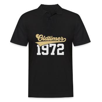 54E VOITURE DE COLLECTION ANNIVERSAIRE 1972 - Polo Homme - noir - Devant - Kai (181cm)