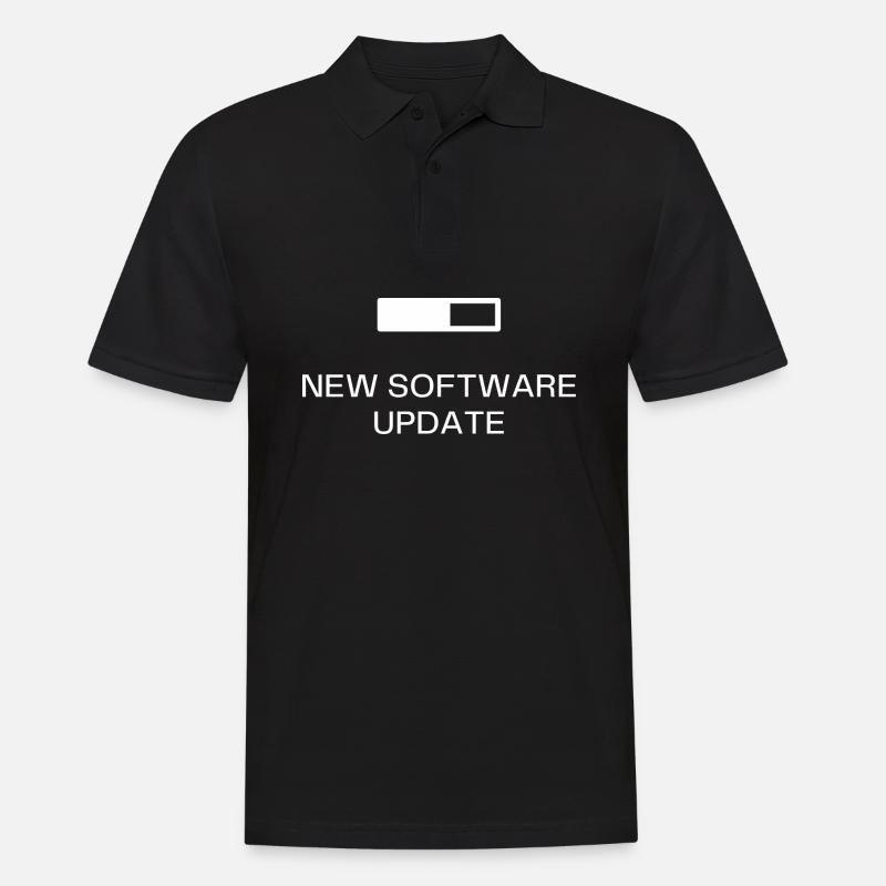 NEW SOFTWARE UPDATE - Men's Polo Shirt - black