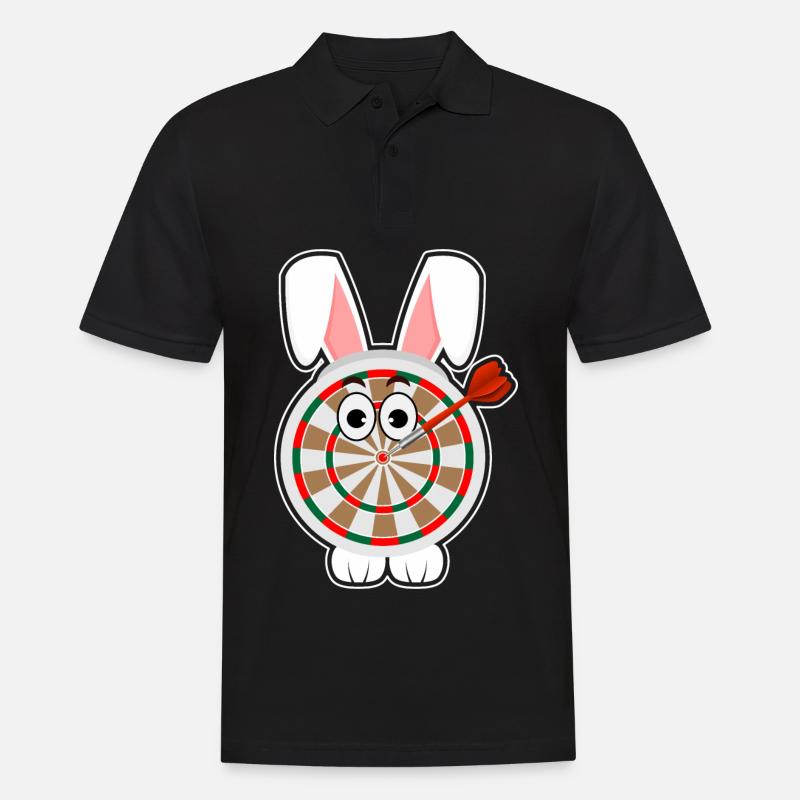 Fléchettes Fléchettes Bullseye Fléchettes Fléchettes - Polo Homme - noir