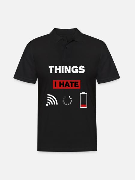 Gaming WLAN Gamer Geschenkidee - Männer Poloshirt - Schwarz