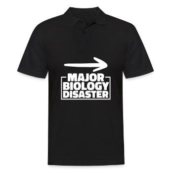 Biologiste scientifique en biologie - Polo Homme - noir - Devant - Kai (181cm)