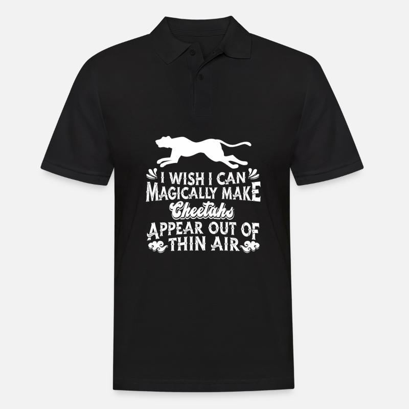 Gepard - Männer Poloshirt - Schwarz