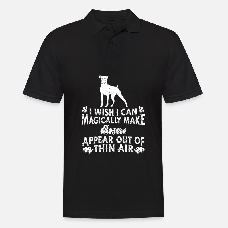 Boxer Hund - Männer Poloshirt - Schwarz