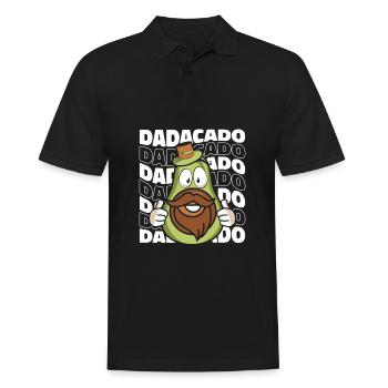 Father Papa - Men's Polo Shirt - black - Front - Kai (181cm)