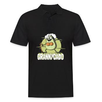 Grand-mère grand-mère Omi - Polo Homme - noir - Devant - Kai (181cm)