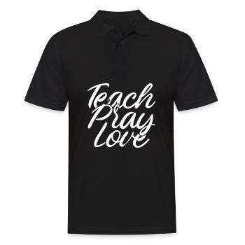 Teacher of Religion Religious Education - Men's Polo Shirt - black - Front - Kai (181cm)