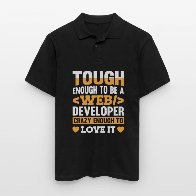 Web Developer Webdeveloper Web Developer Men's Polo Shirt