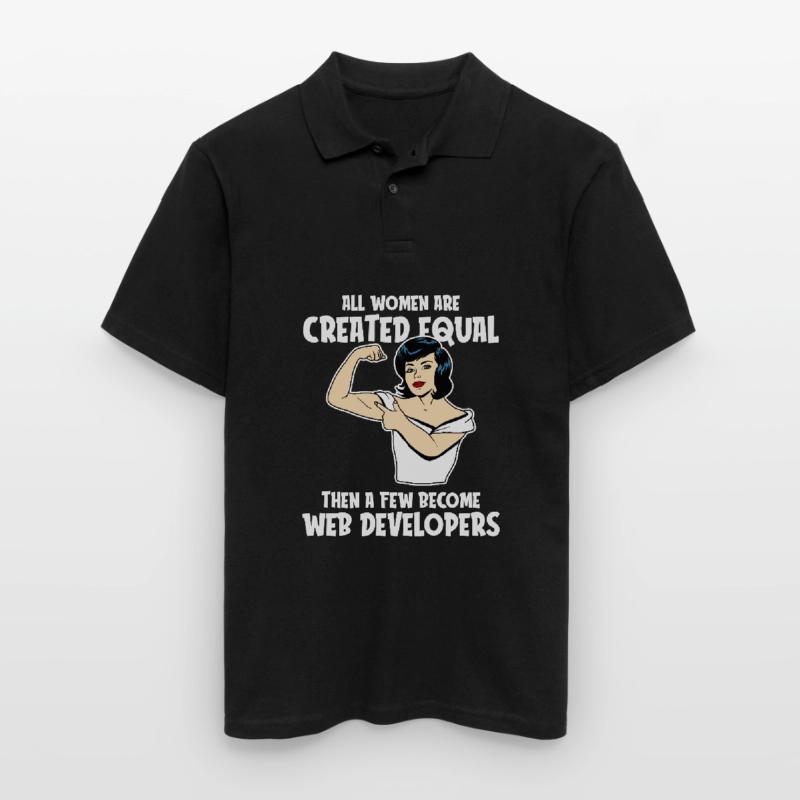 Web Developer Web Developer Web Developer Men's Polo Shirt