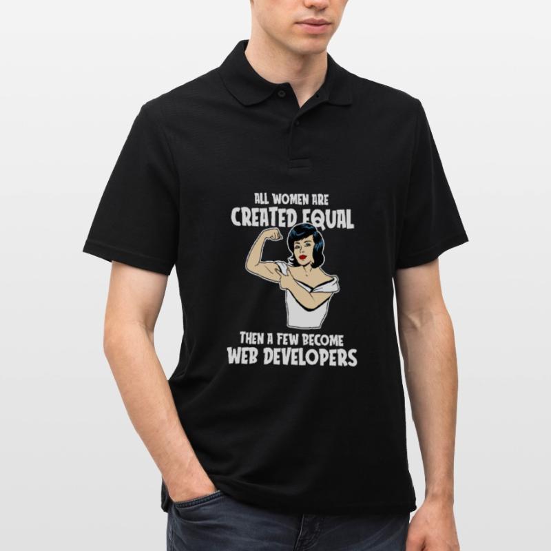 Web Developer Web Developer Web Developer Men's Polo Shirt
