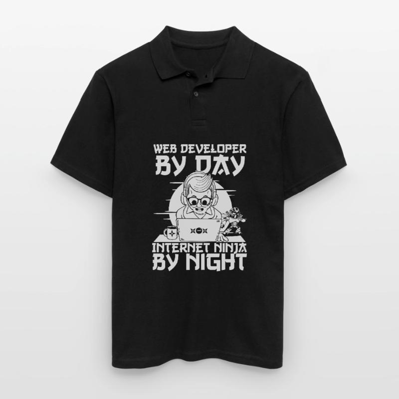 Web Developer Web Developer Web Developer Men's Polo Shirt