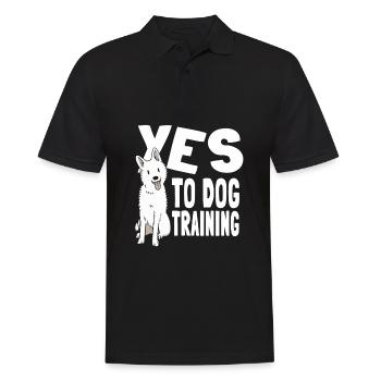 Dog Trainer Dog Trainer - Men's Polo Shirt - black - Front - Kai (181cm)