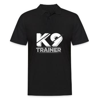 Dresseur de chiens Dresseur de chiens - Polo Homme - noir - Devant - Kai (181cm)
