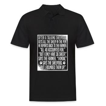 Dresseur de chiens Dresseur de chiens - Polo Homme - noir - Devant - Kai (181cm)