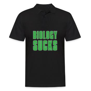 Biology Biologist Children Biology - Men's Polo Shirt - black - Front - Kai (181cm)